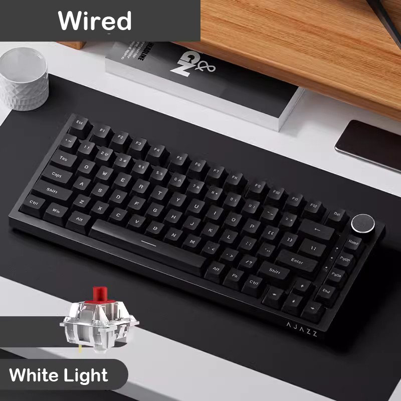 Gaming Keyboard Blue Switches - AJAZZ AK820 Mechanical Keyboard 70% Compact