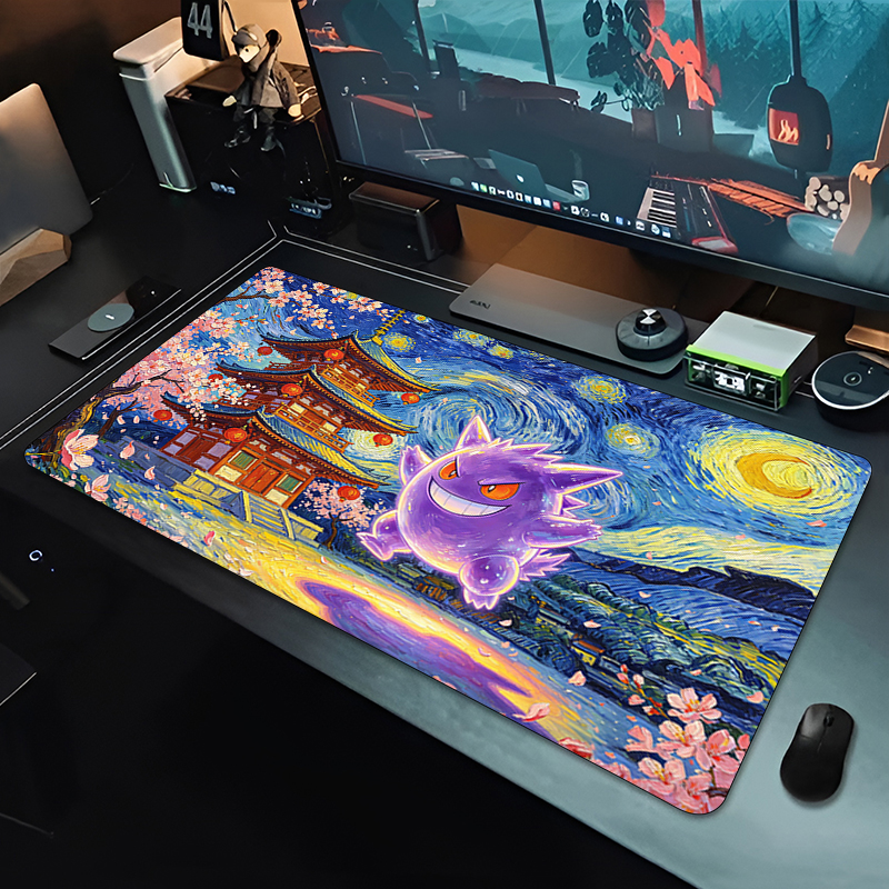 Gaming Keyboard En Mouse - Anime Mouse Pad Pokemon Gengar Professional