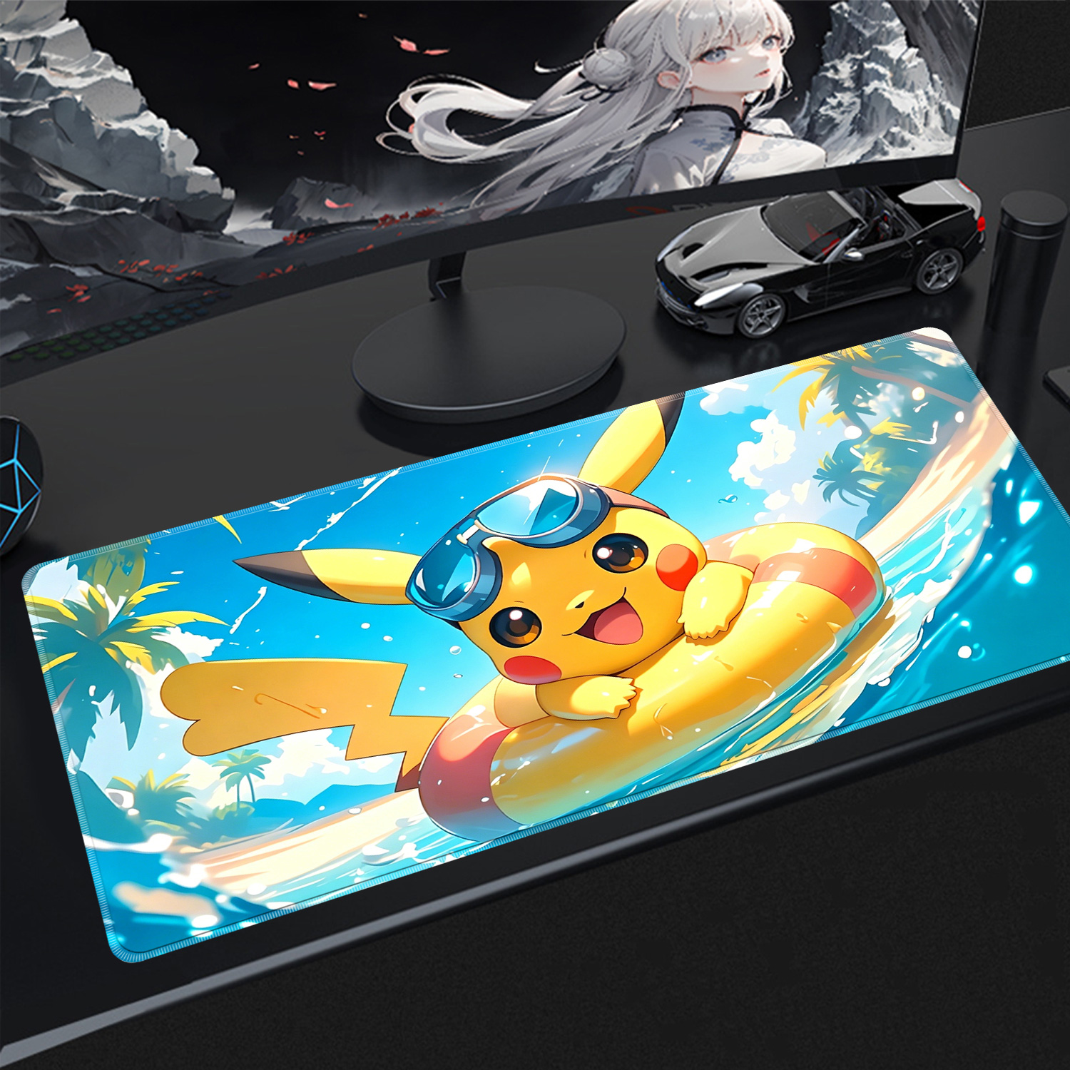 Gaming Keyboard En Mouse - Gaming Mouse Pad 900x400 PC Pokemon
