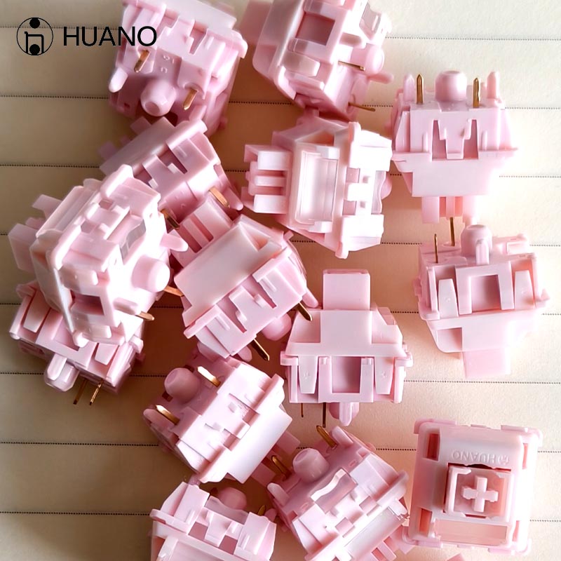 Gaming Keyboard Hot Swappable - HUANO Sakura V2 Switch 5-Pins 35g