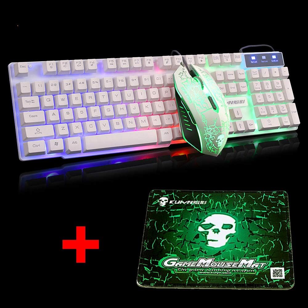 Gaming Keyboard Mouse Set - US Layout Gaming Keyboard and Mouse