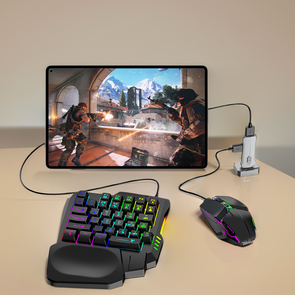Gaming Keyboard And Mouse Mobile - 5 in 1 Mobile Game Converter
