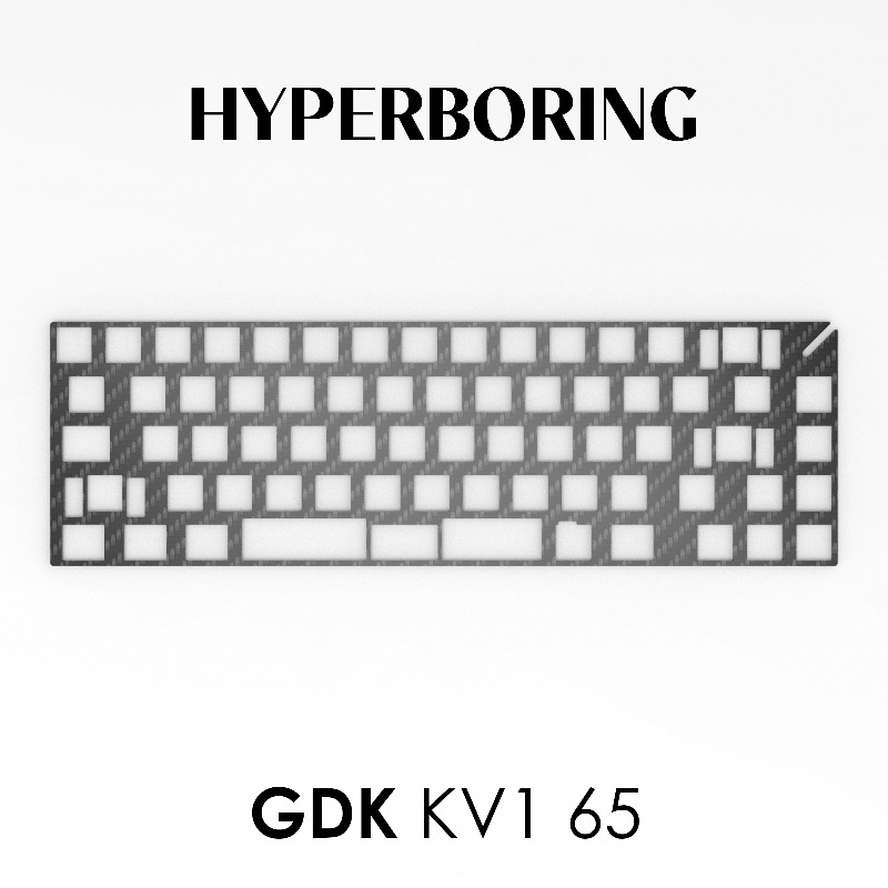 Aluminum Case 65 - GDK KV1 65 Mechanical Keyboard Positioning