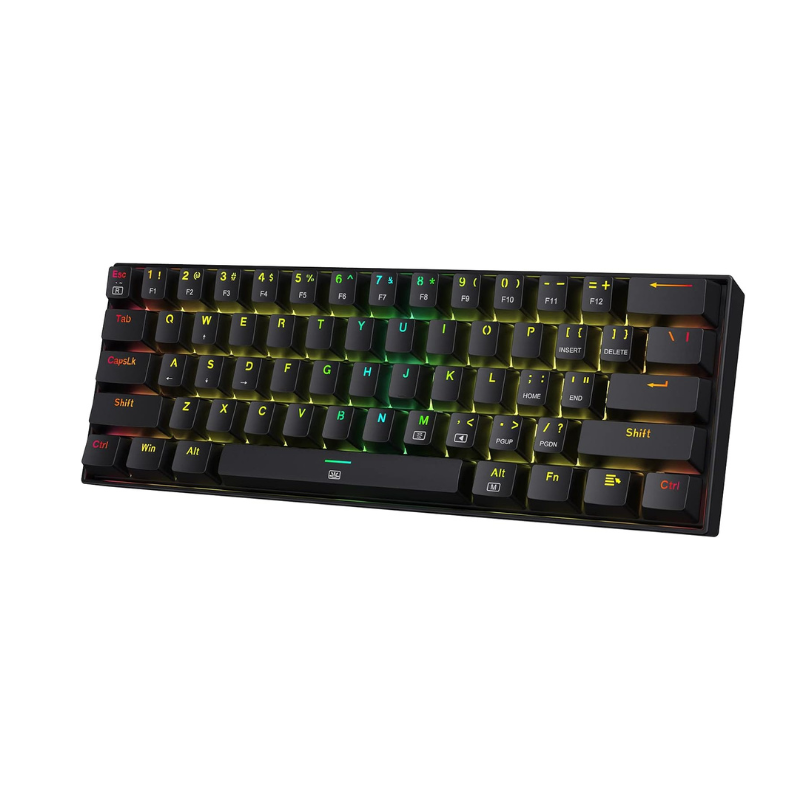 Gaming Keyboard Hot Swappable - Redragon K630 Dragonborn 60% Wired RGB