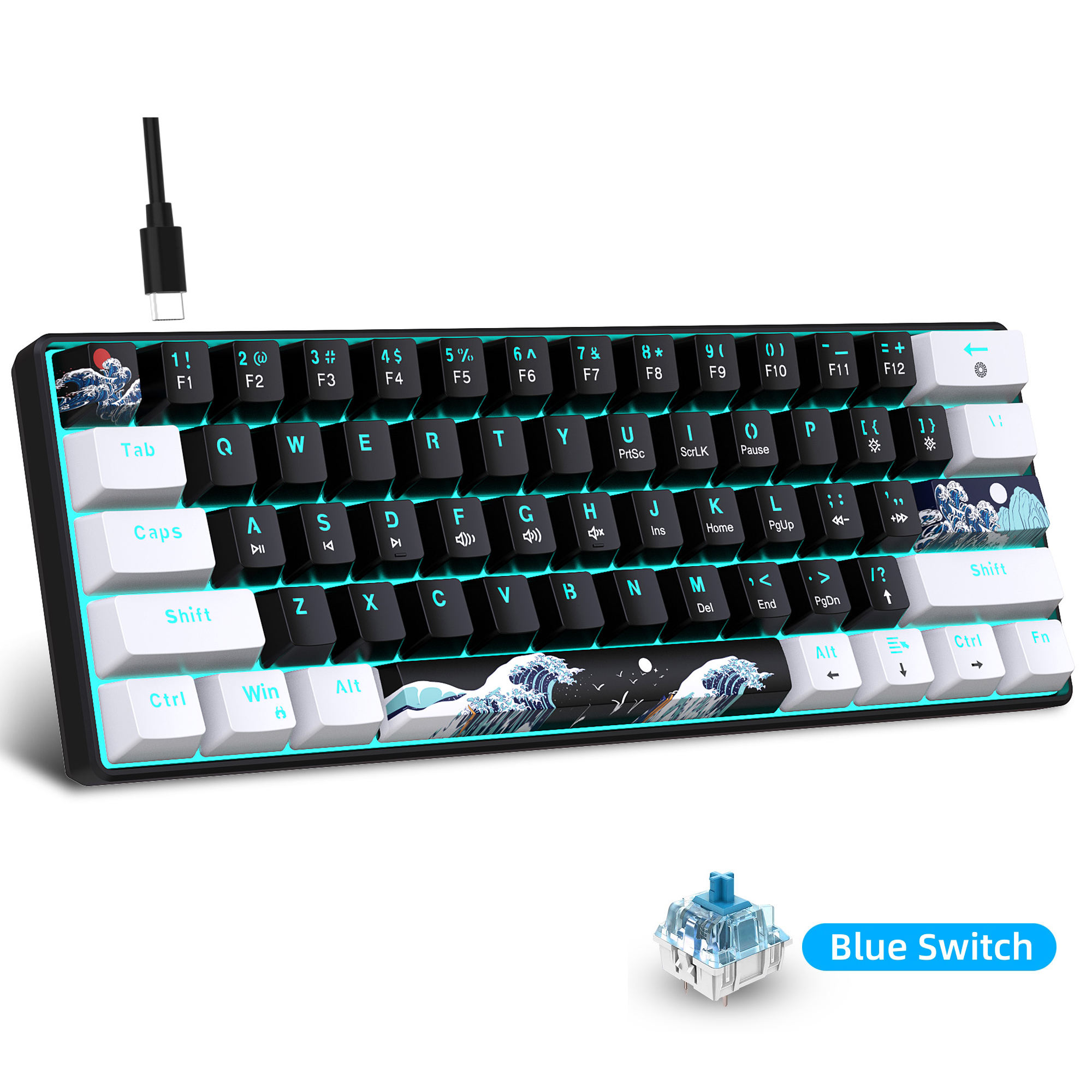 Gaming Keyboard Non Mechanical - 60% Mechanical Keyboard, Gaming Keyboard With