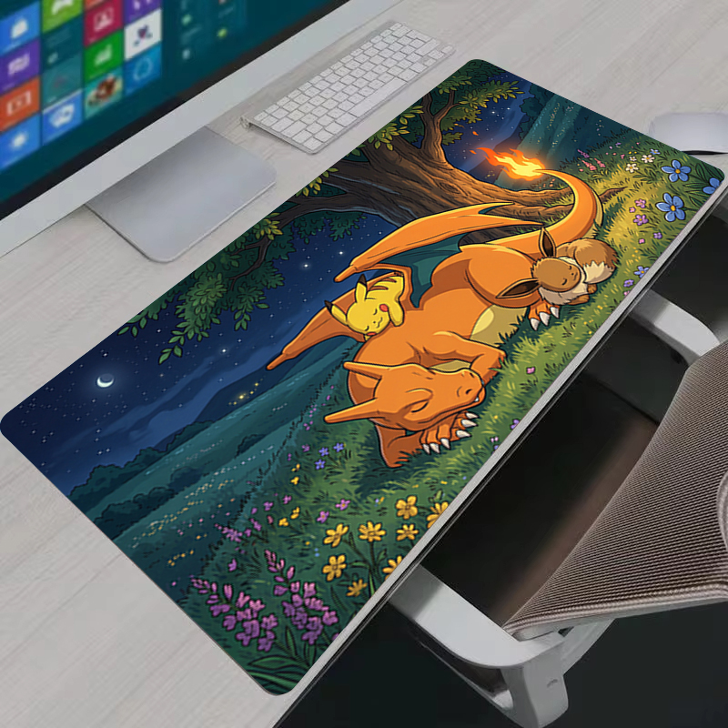 Gaming Keyboard En Mouse - Mouse Pad Anime PC Gamer Cabinet