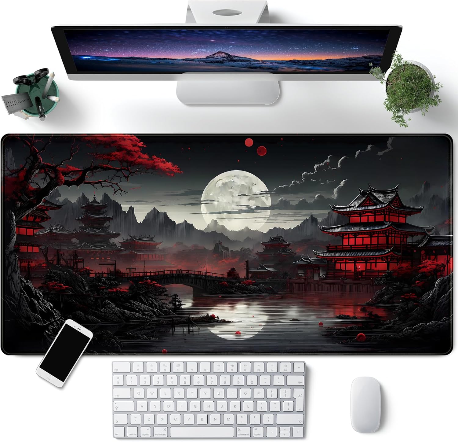 Japanese Desk Mat Riverside Fu - Gaming Keyboard Mouse incelemesi ve fiyatı