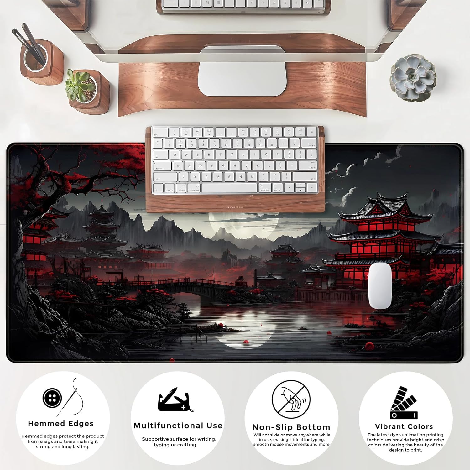 Japanese Desk Mat Riverside Fu - Gaming Keyboard Mouse incelemesi ve fiyatı