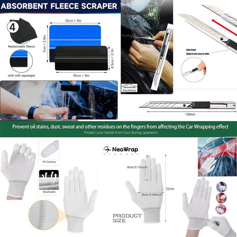 Window Tint Kit Car Wrap Tools - Gasket Mount Kit incelemesi ve fiyatı