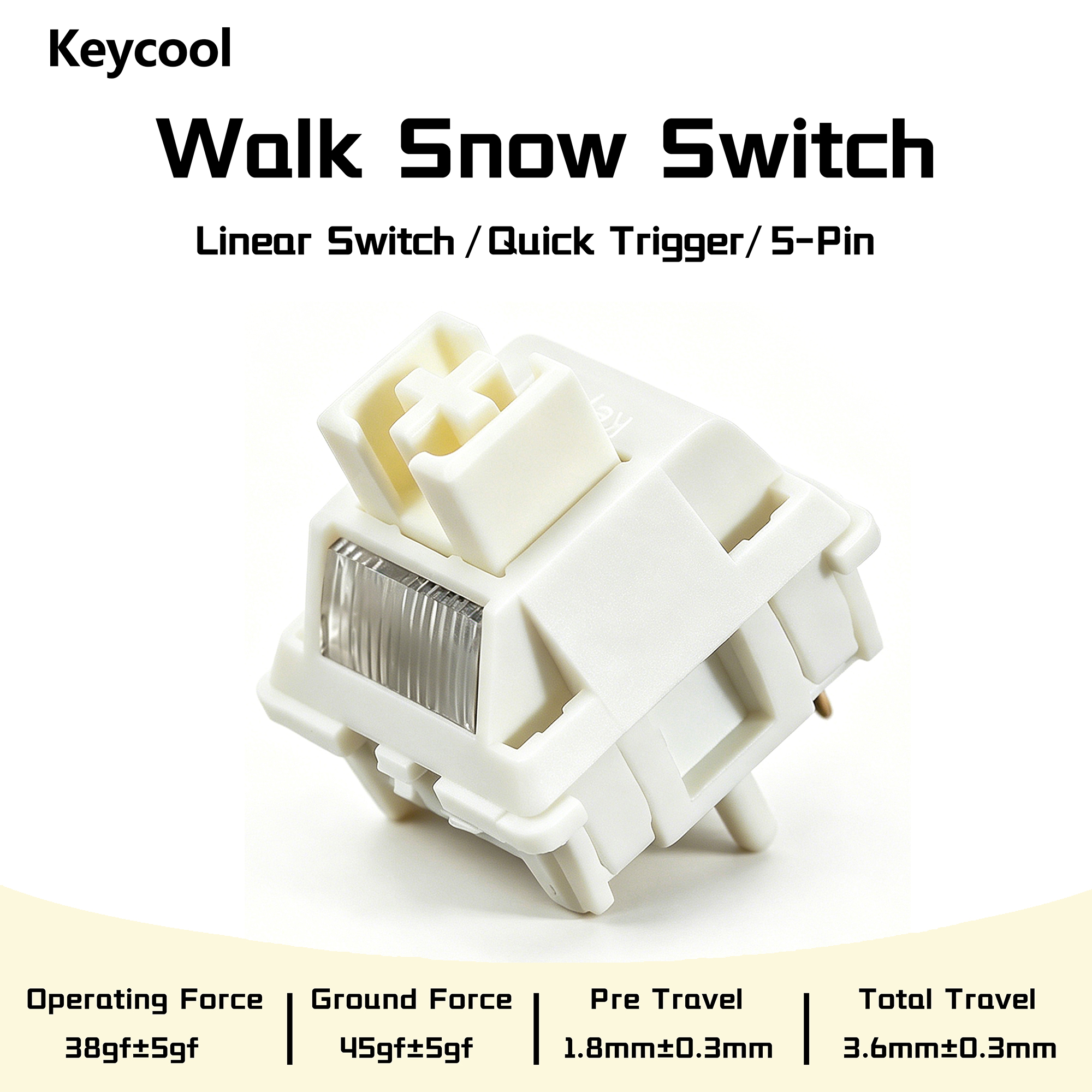 Keycool Walk Snow Switch White - Keyboard Lube Kit incelemesi ve fiyatı