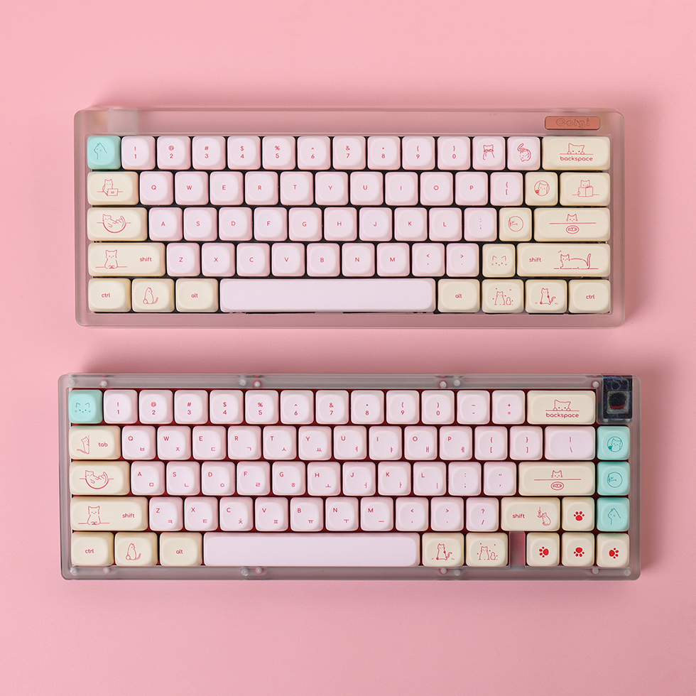 Pink Busy Cat Minimalist Small - Gaming Keyboard Mini incelemesi ve fiyatı
