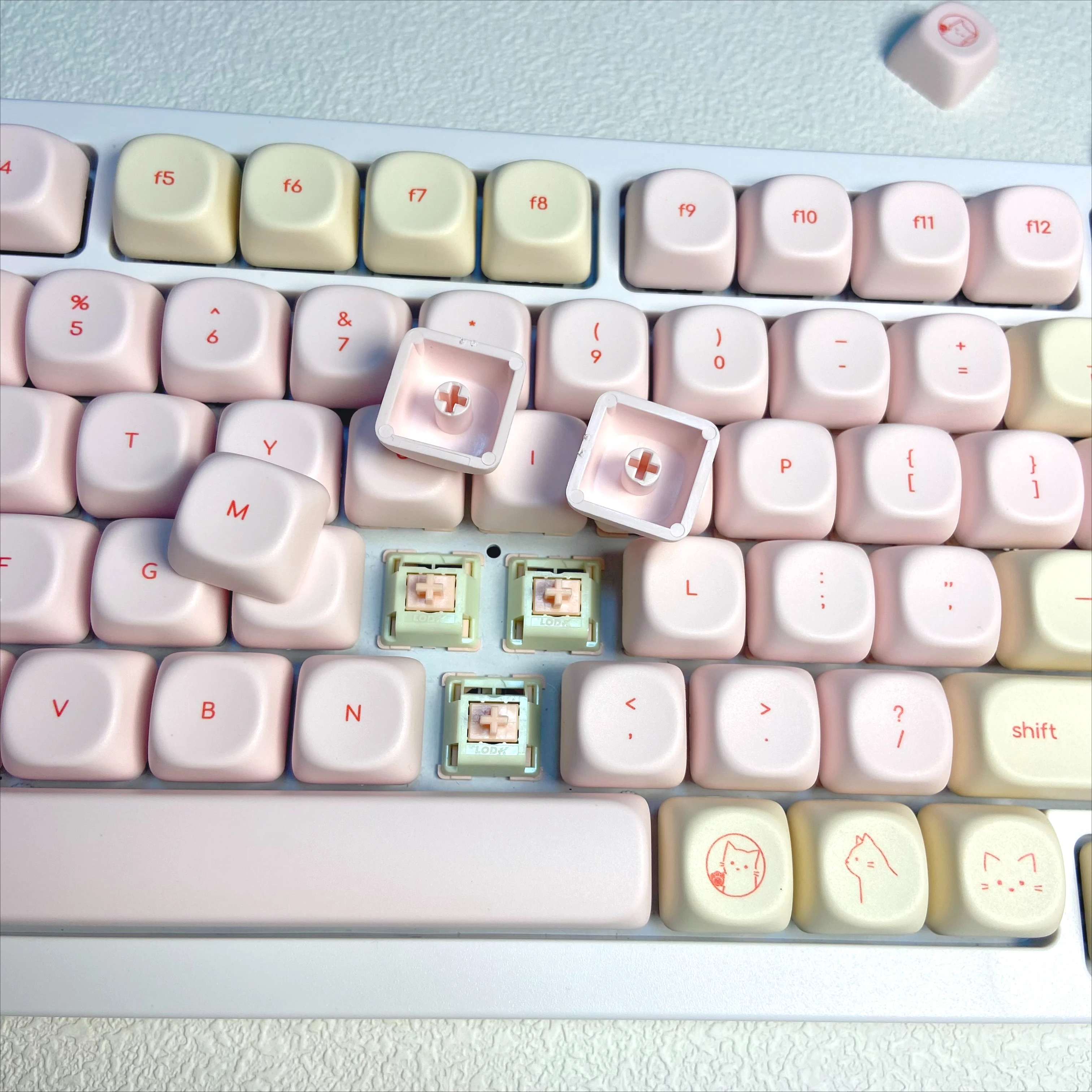 Pink Busy Cat Minimalist Small - Gaming Keyboard Mini incelemesi ve fiyatı