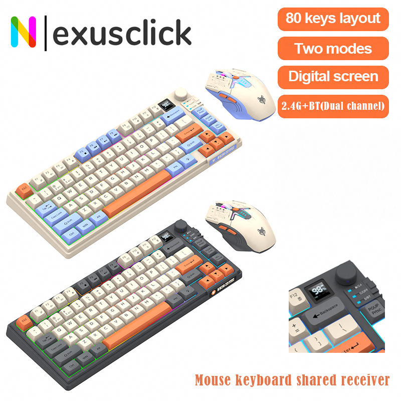 New Dual-Mode 80 Keys Wireless - Gaming Keyboard Mouse Set incelemesi ve fiyatı