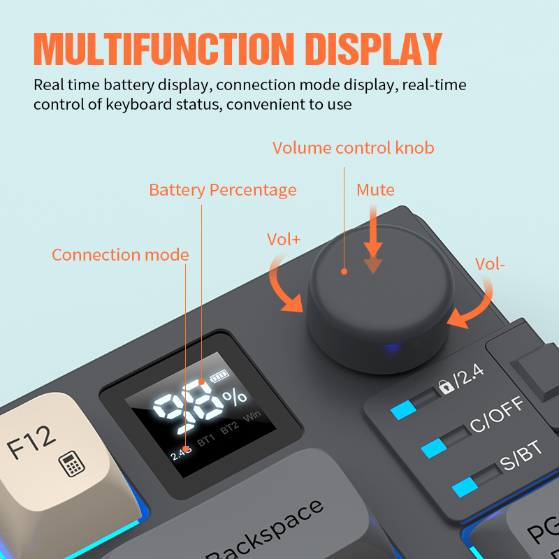 New Dual-Mode 80 Keys Wireless - Gaming Keyboard Mouse Set incelemesi ve fiyatı