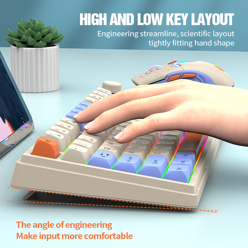 New Dual-Mode 80 Keys Wireless - Gaming Keyboard Mouse Set incelemesi ve fiyatı