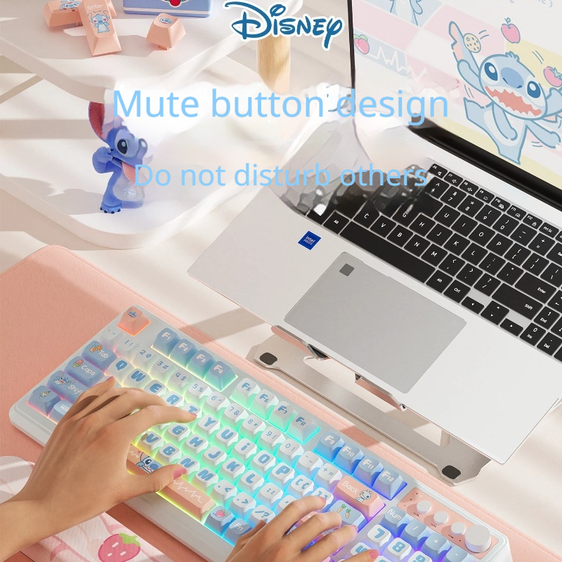 Disney Stitch Silent Noiseless - Gaming Keyboard Mouse Set incelemesi ve fiyatı
