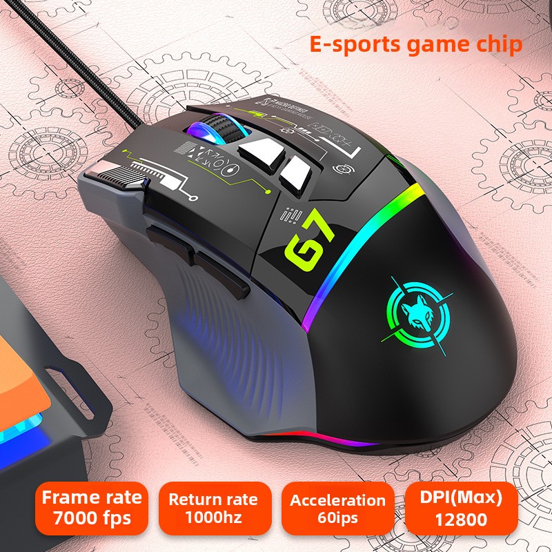 G6 Wired Gaming Mouse 128000DP - Gaming Keyboard 1 Hand incelemesi ve fiyatı