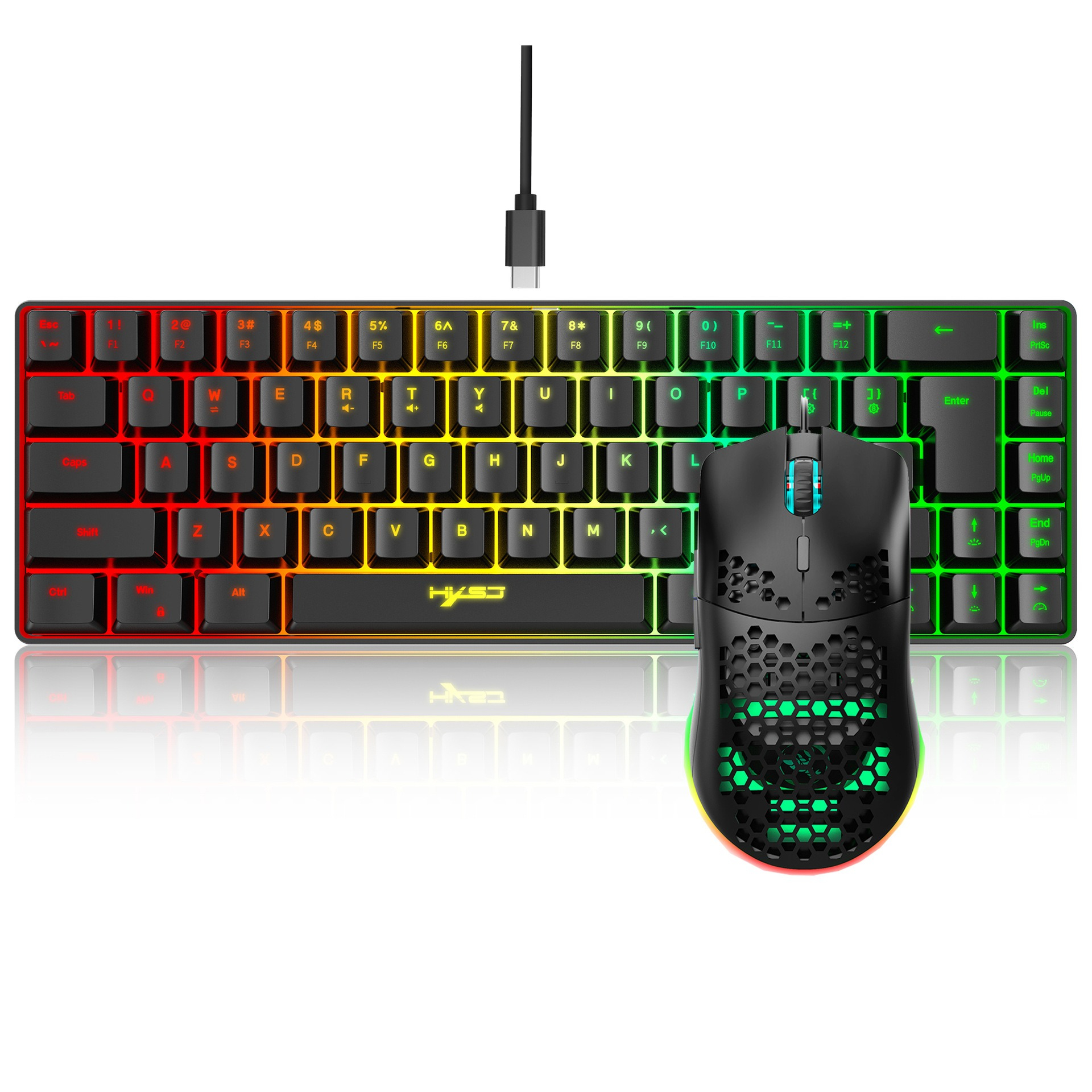 Keyboard and mouse 68key wired - Gaming Keyboard Mouse Set incelemesi ve fiyatı