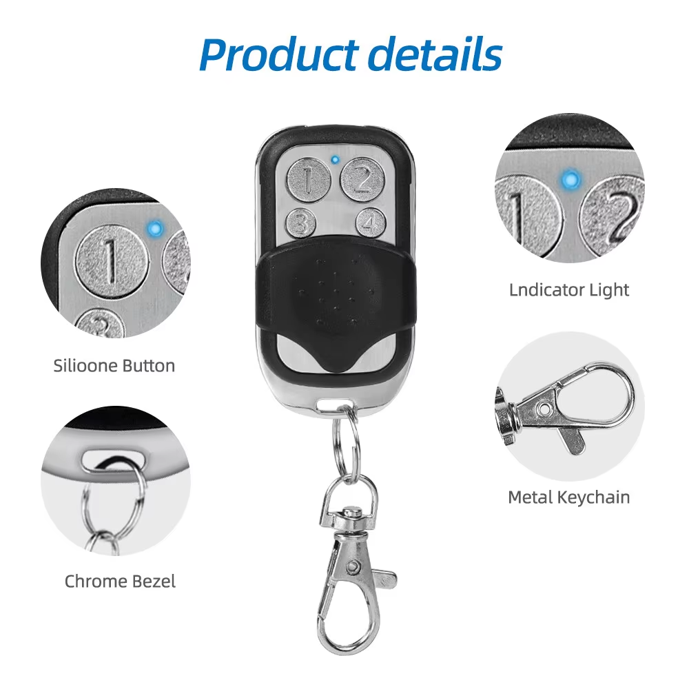 4 Buttons Remote Control 330MH - Switch Opener Tool incelemesi ve fiyatı