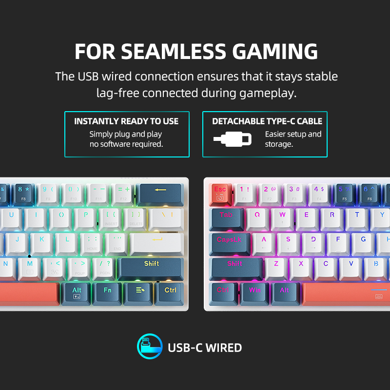 K500-B61 Machenike Mini Mechan - Gaming Keyboard Non Mechanical incelemesi ve fiyatı
