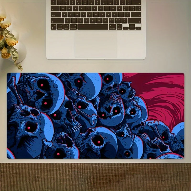 Blue skull mouse pad large gam - Gaming Keyboard Blue incelemesi ve fiyatı