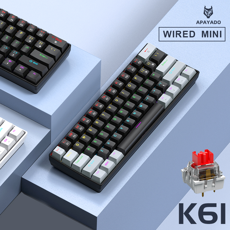 APAYADO K61 Mini Mechanical Ke - Gaming Keyboard Non Mechanical incelemesi ve fiyatı