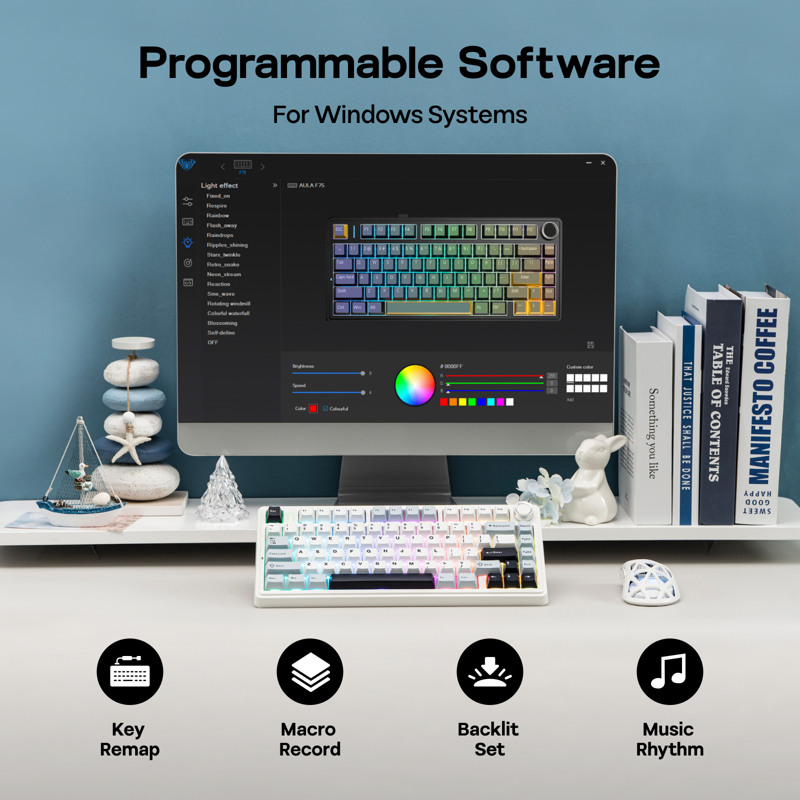EPOMAKER x AULA F75 75% ANSI H - Gaming Keyboard Tkl incelemesi ve fiyatı