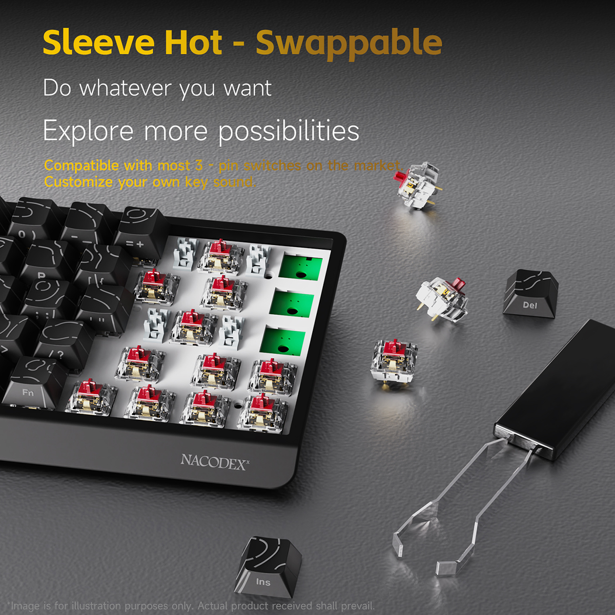 AJAZZ NK68 V2 gaming mechanica - Gaming Keyboard Hot Swappable incelemesi ve fiyatı