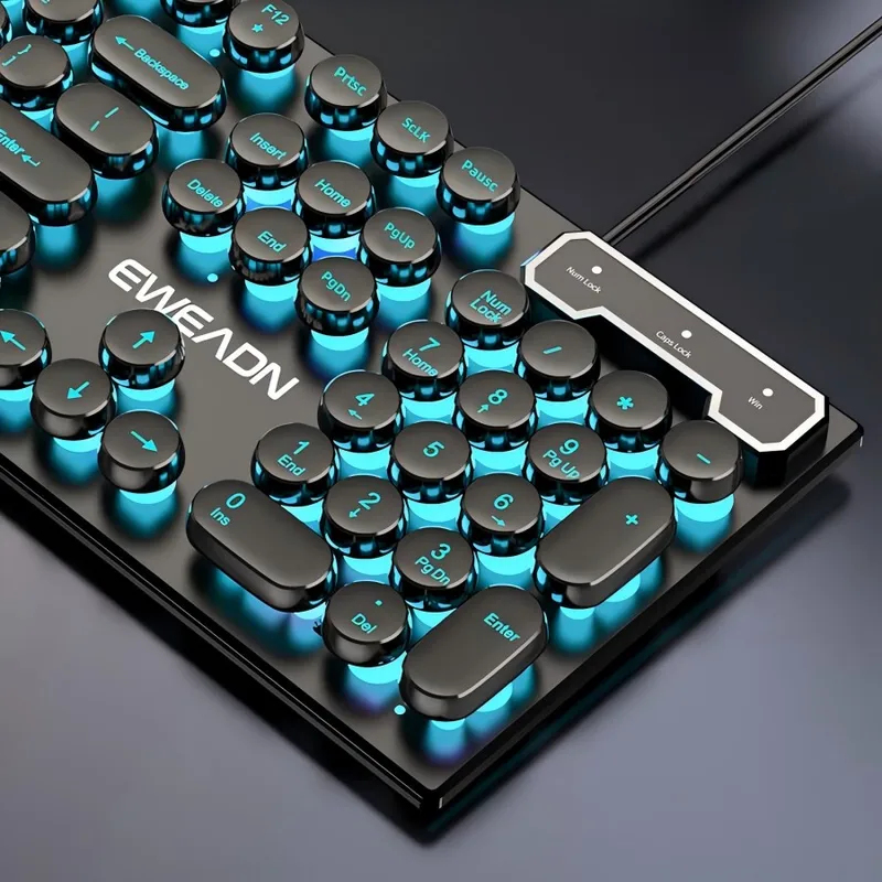 Retro Punk Mechanical Feel Key - Gaming Keyboard Mouse incelemesi ve fiyatı