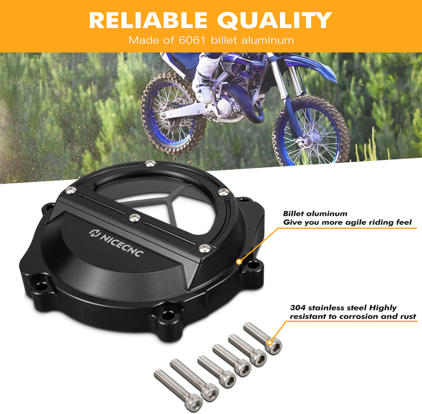 NICECNC For Yamaha YZ85 YZ 85  - Aluminum Case 65 incelemesi ve fiyatı