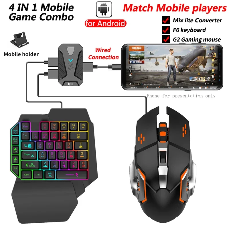 In stock Mixlite Gamepad for M - Gaming Keyboard And Mouse Mobile incelemesi ve fiyatı