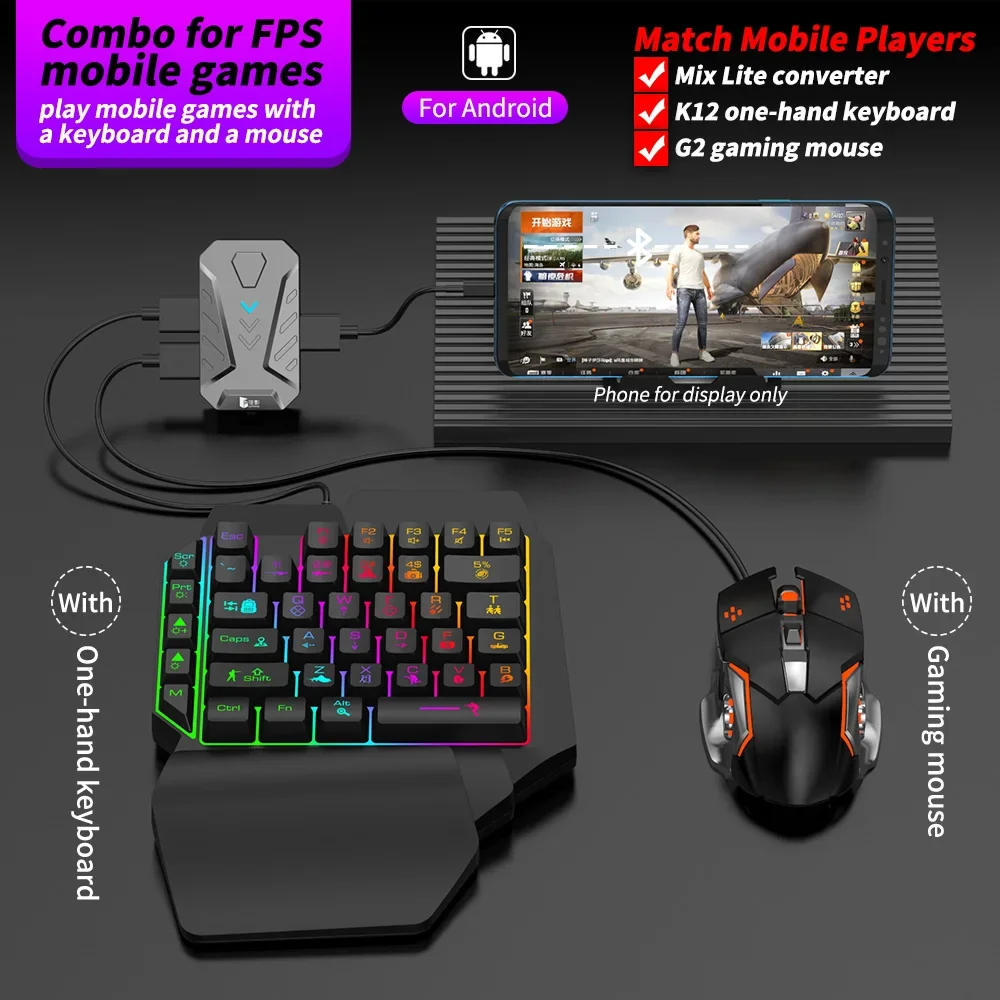In stock Mixlite Gamepad for M - Gaming Keyboard And Mouse Mobile incelemesi ve fiyatı