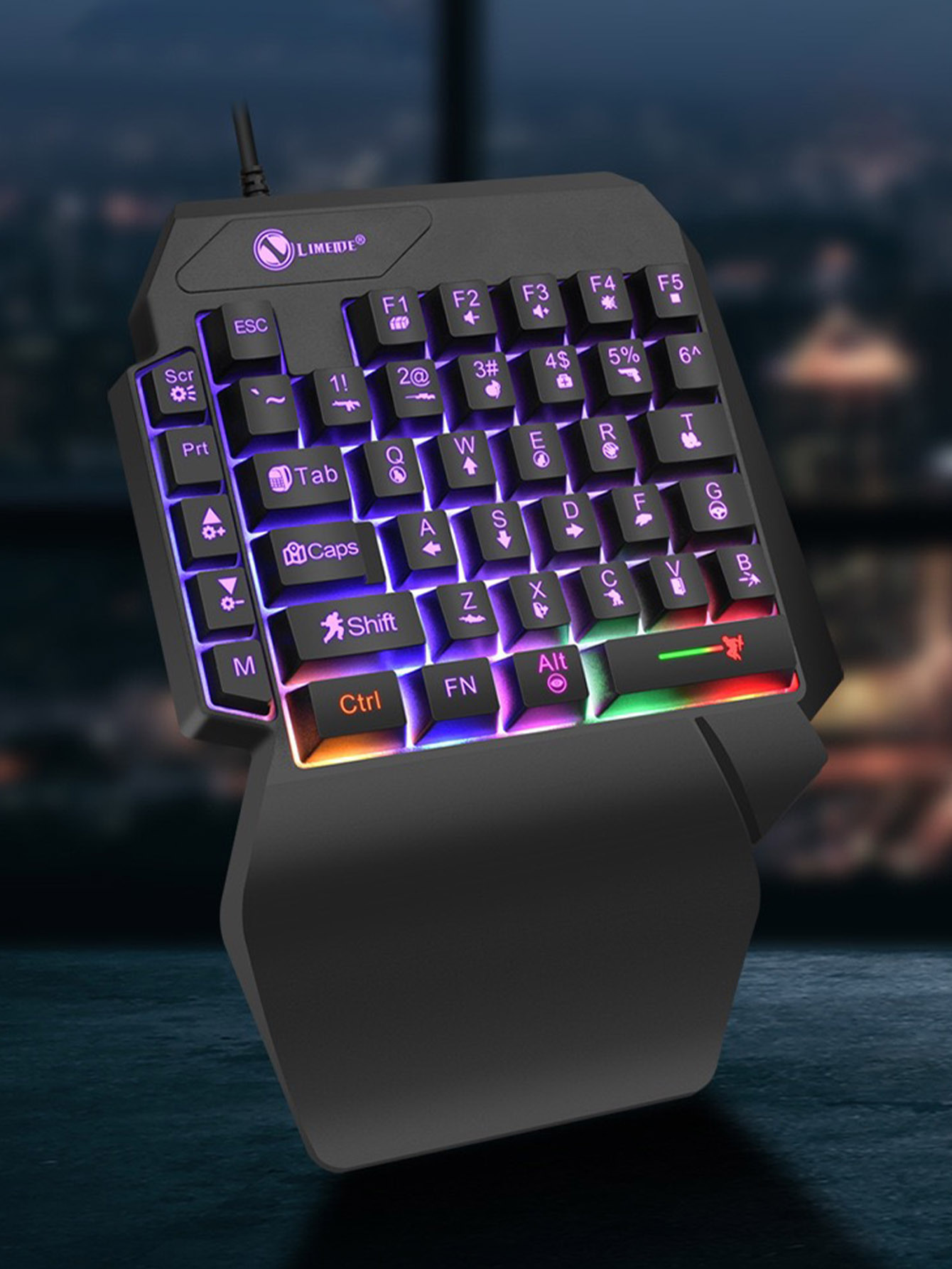 Mechanical one-handed light ga - Gaming Keyboard 1 Hand incelemesi ve fiyatı