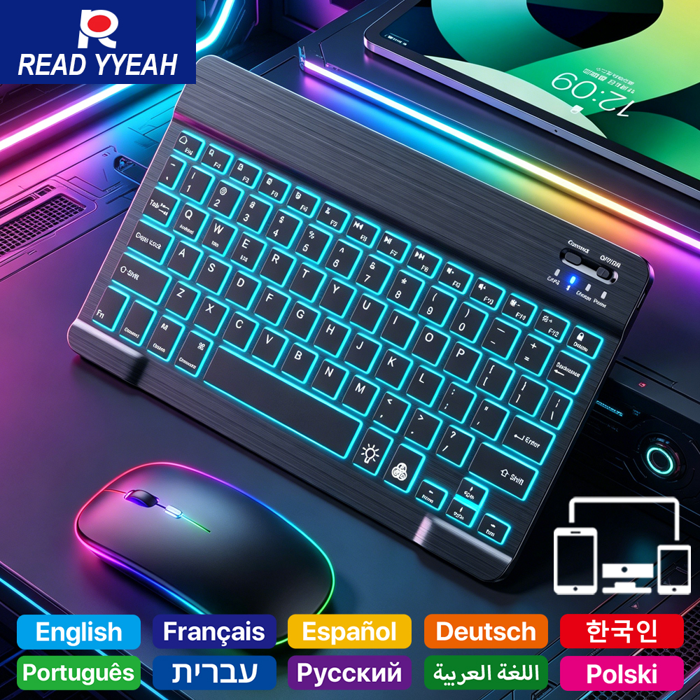 READ YYEAH RGB Backlit Bluetoo - Gaming Keyboard Mouse Set incelemesi ve fiyatı