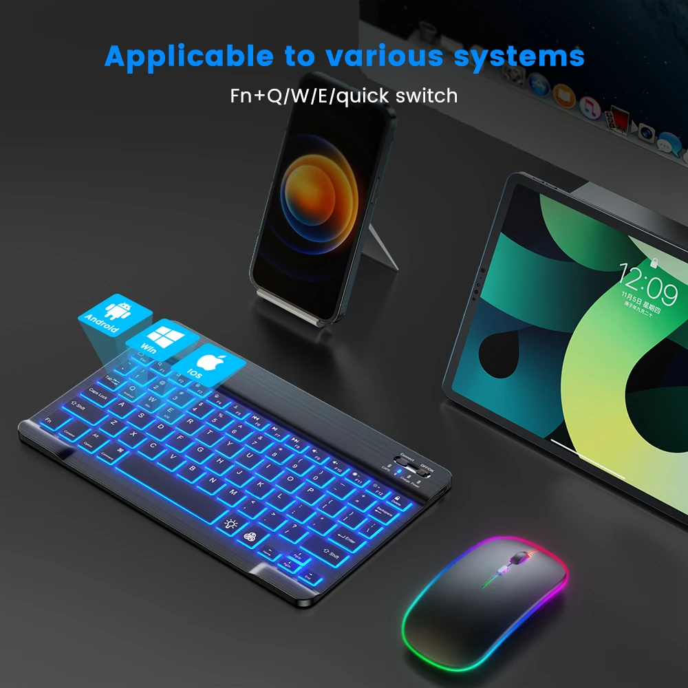 READ YYEAH RGB Backlit Bluetoo - Gaming Keyboard Mouse Set incelemesi ve fiyatı
