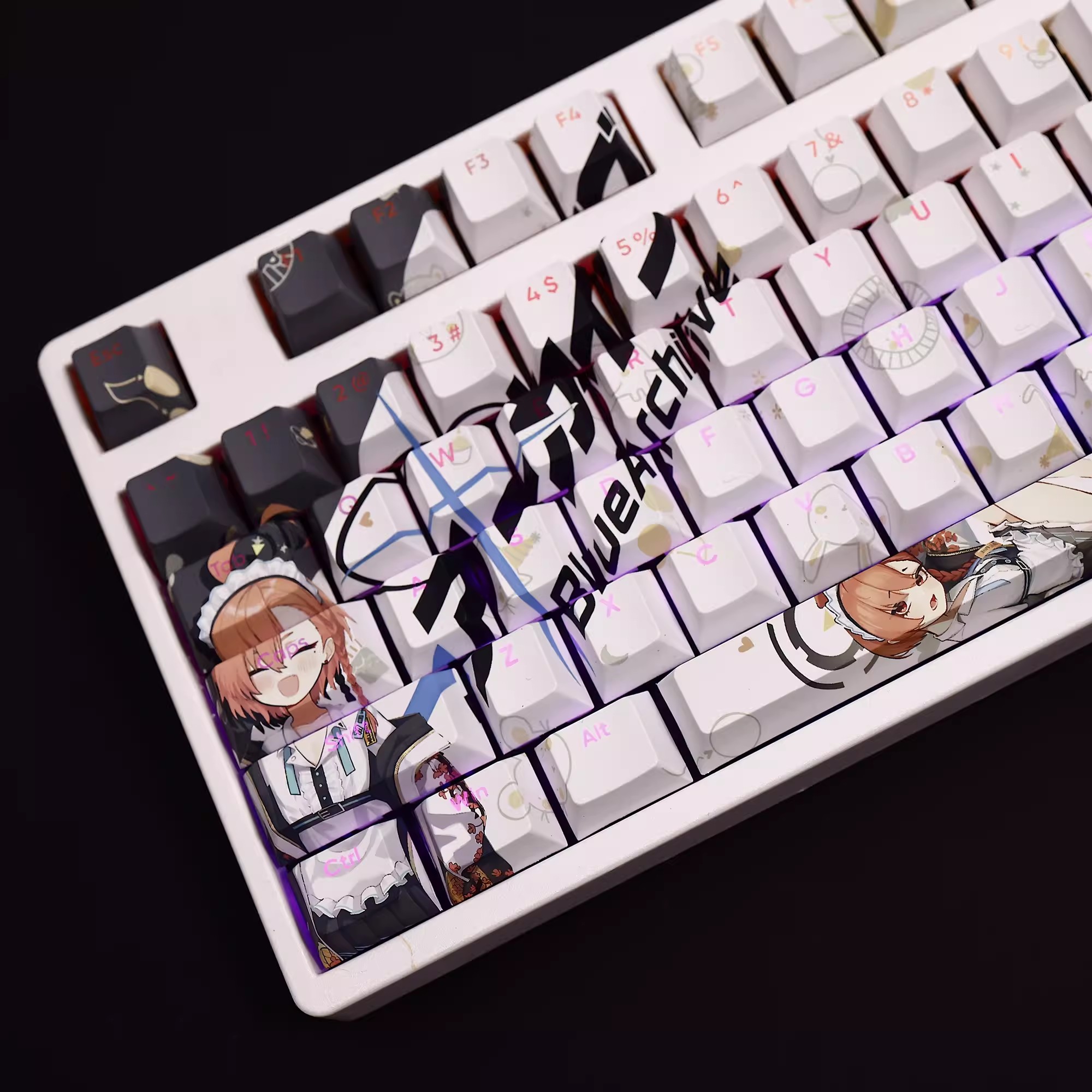 108 Keys/set Blue Archive Mika - Gaming Keyboard Blue incelemesi ve fiyatı