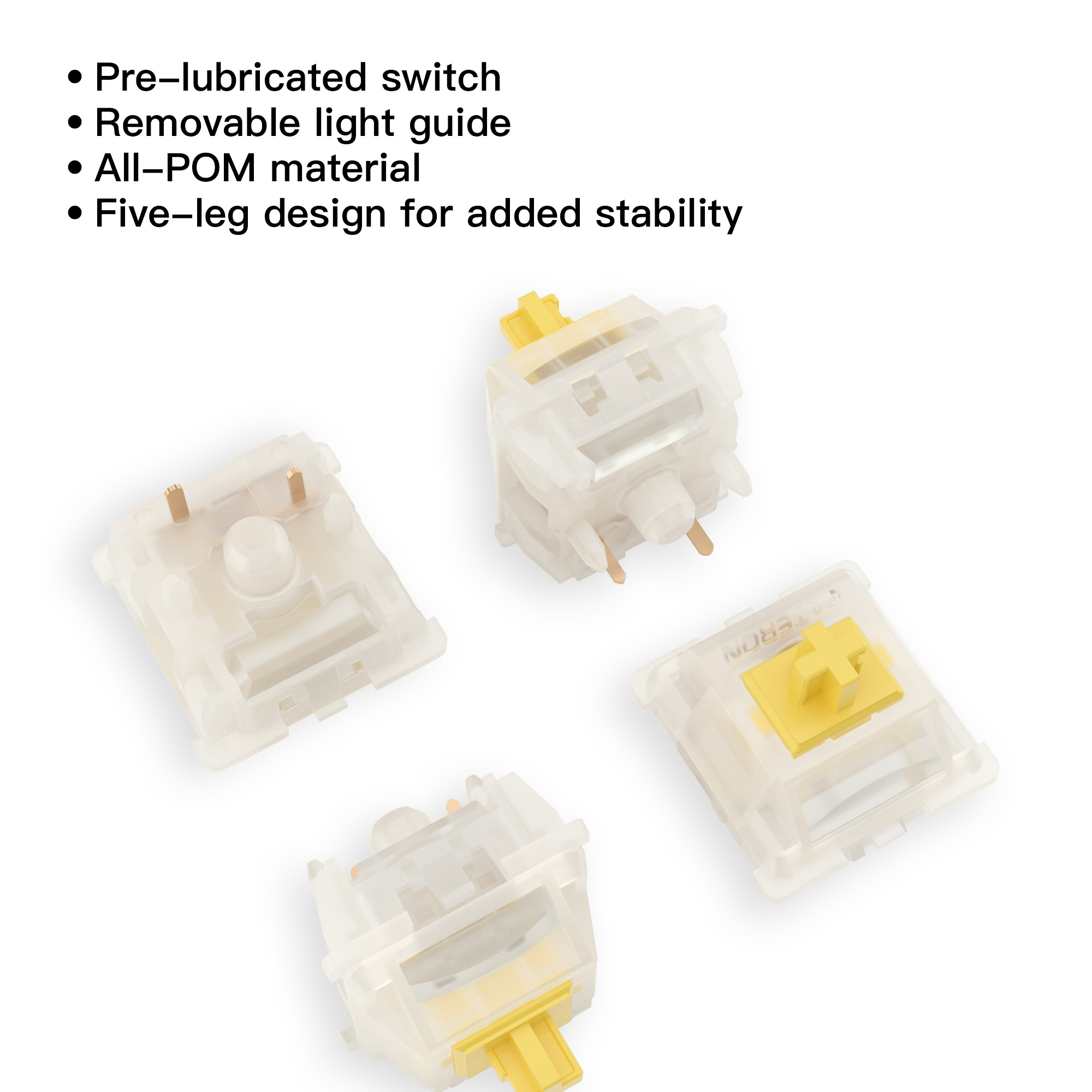 Gateron Milky Yellow Pro V3 Sw - Keyboard Lube Kit incelemesi ve fiyatı