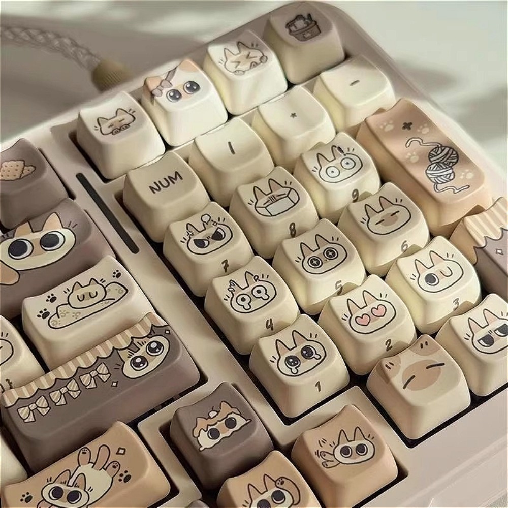 Cute Cat Keycap MAO Profile PB - Gaming Keyboard Tkl incelemesi ve fiyatı