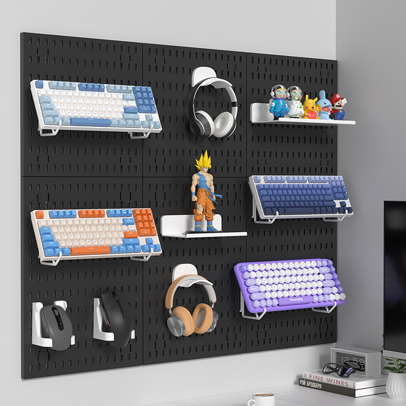 Adhesive Pegboard Shelf for Ga - Gaming Keyboard Mouse incelemesi ve fiyatı