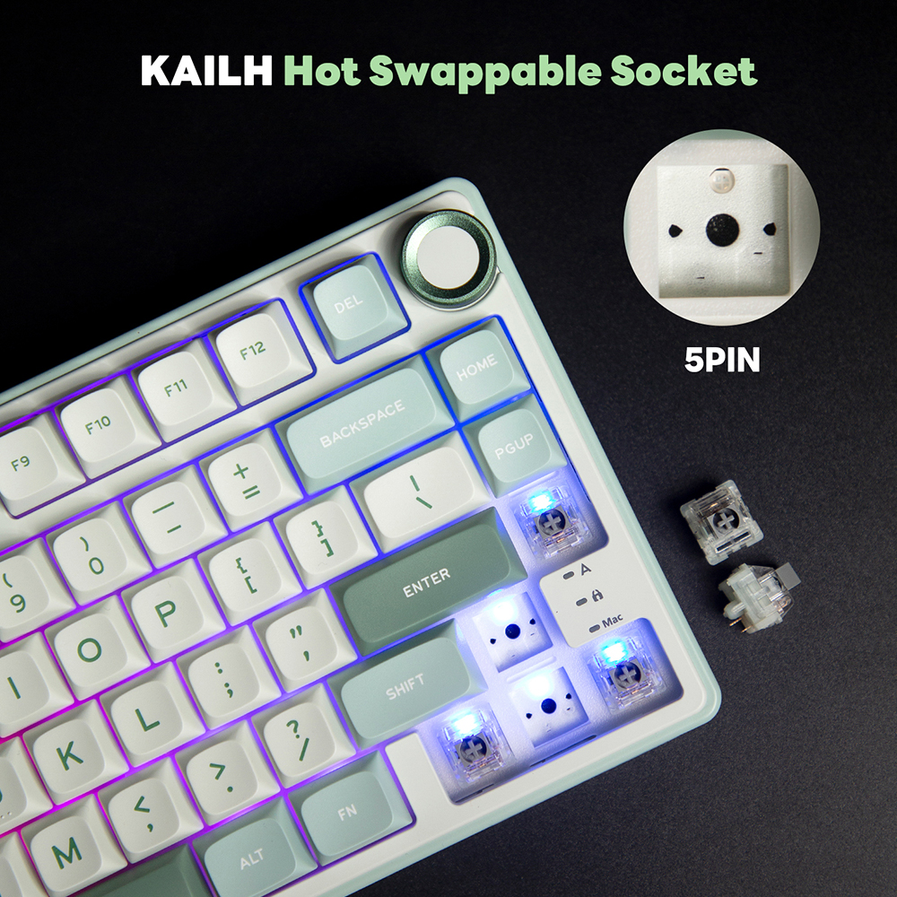 RK Royal Kludge R75 Gasket Wir - Gaming Keyboard Hot Swappable incelemesi ve fiyatı