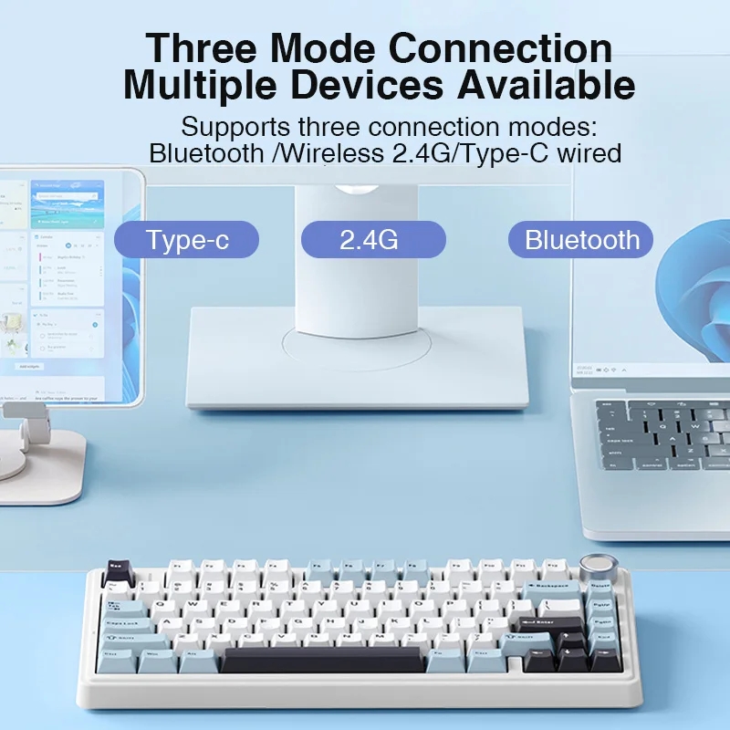 AULA F75 2.4G Wireless/Bluetoo - Gaming Keyboard Mini incelemesi ve fiyatı