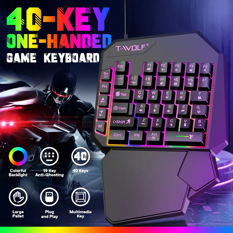 5 In 1 Set 35keys One Handedly - Gaming Keyboard 1 Hand incelemesi ve fiyatı