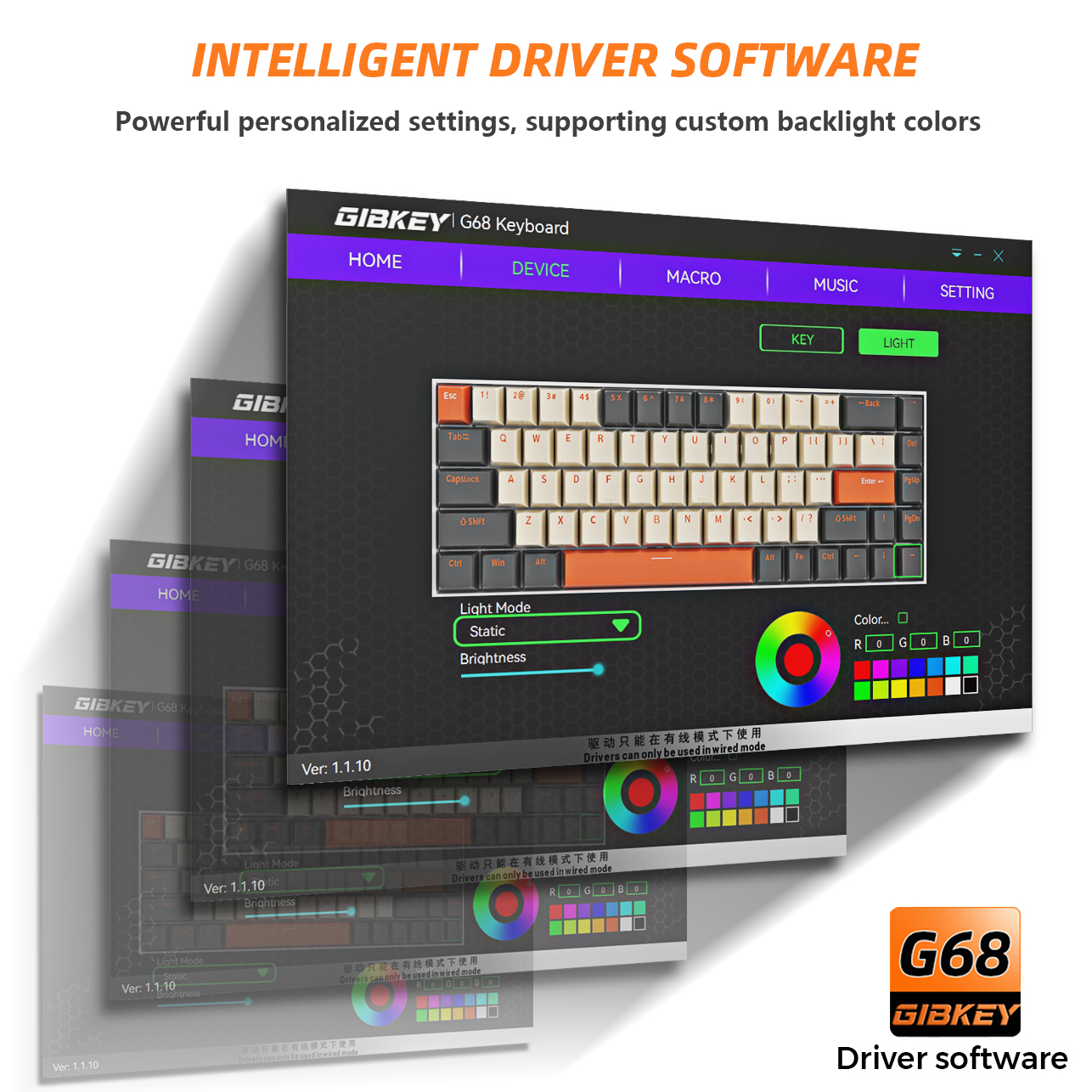 G68 Gaming Mechanical keyboard - Gaming Keyboard Blue Switches incelemesi ve fiyatı