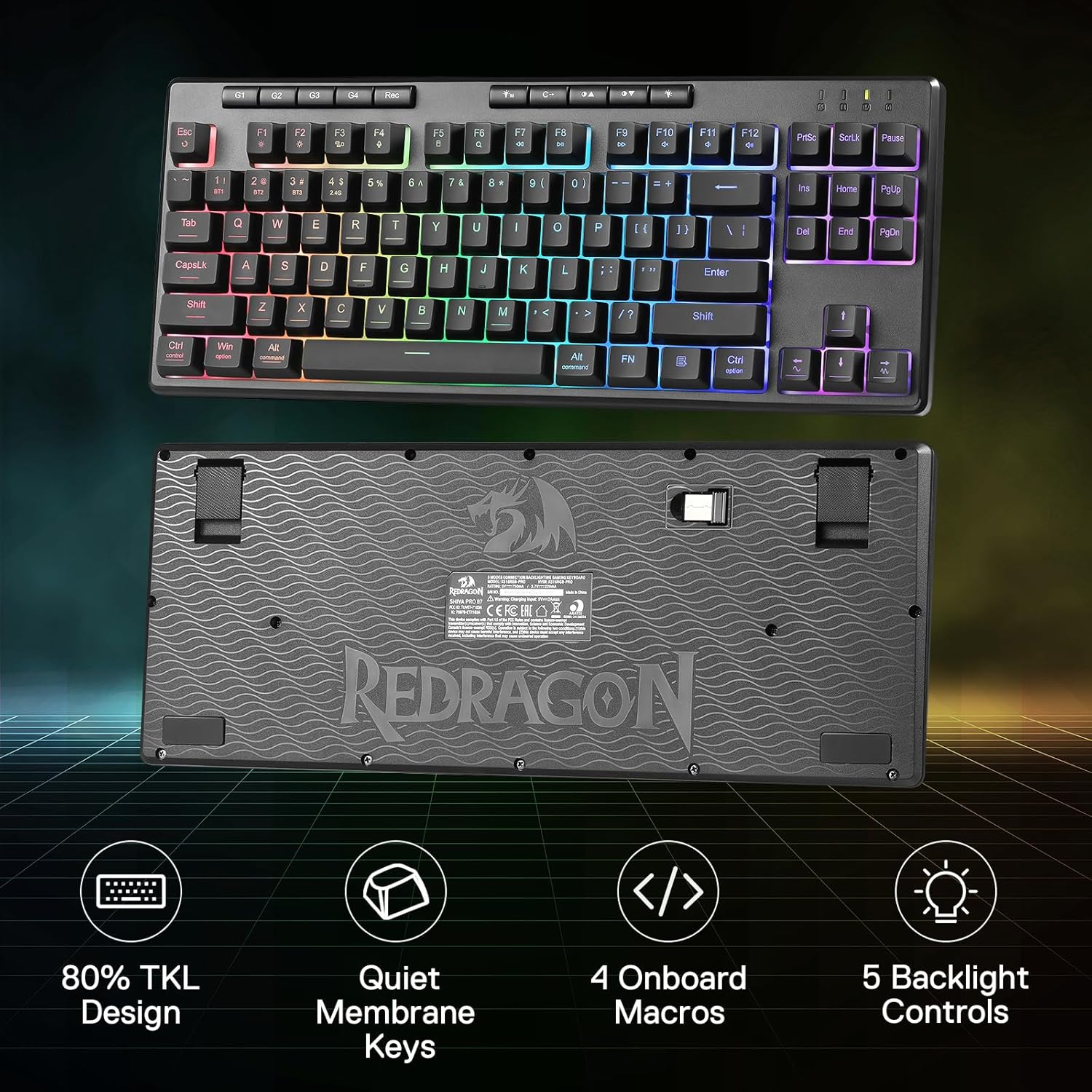 Redragon K516 PRO Shiva TKL RG - Gaming Keyboard Tkl incelemesi ve fiyatı