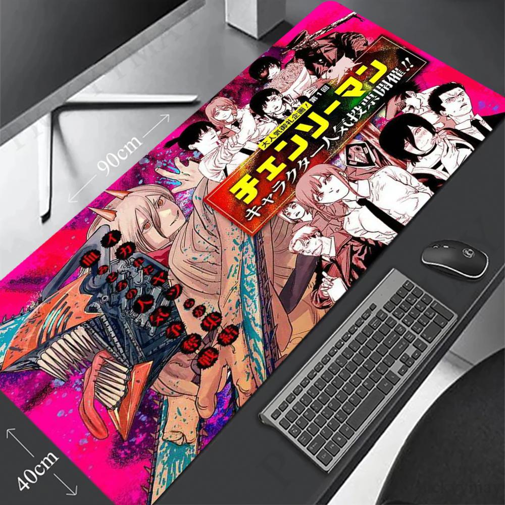 Chainsaw Man Mouse Pad 90x40CM - Gaming Keyboard Non Mechanical incelemesi ve fiyatı
