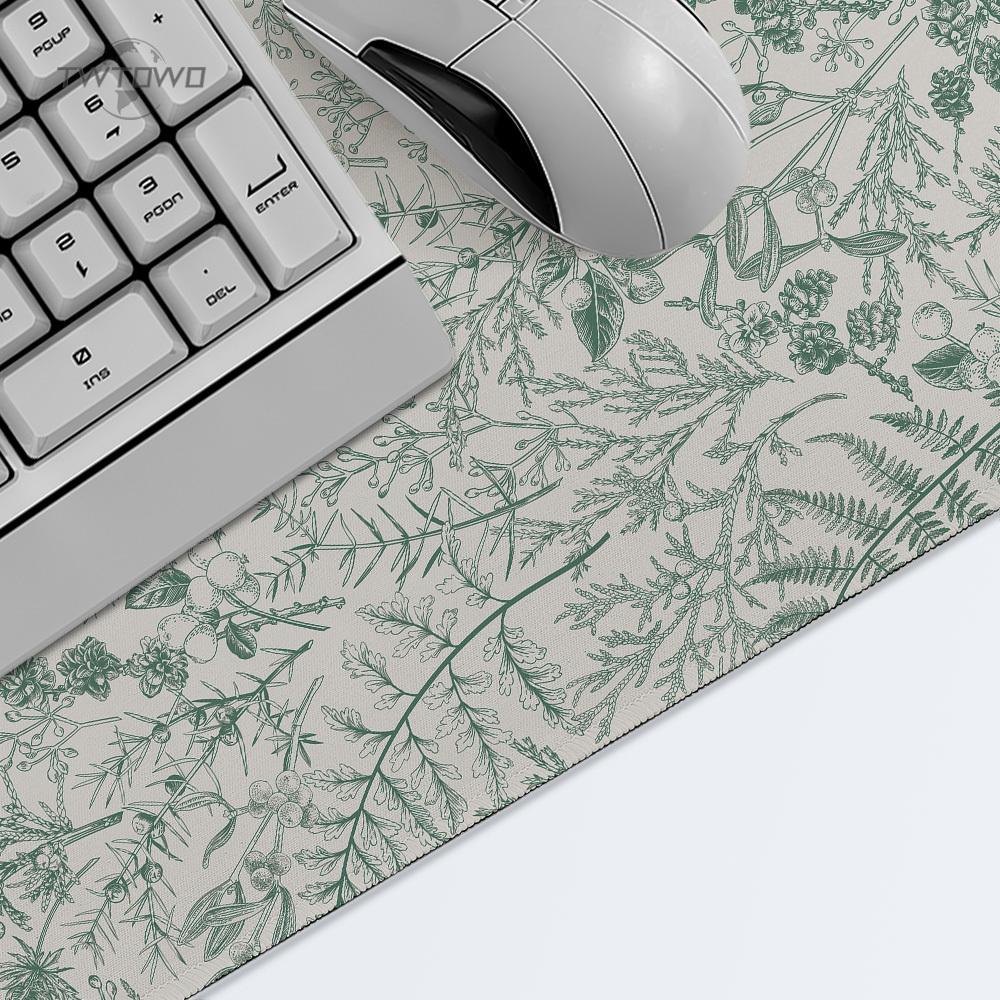 Mouse Pad Gaming Green Flower  - Gaming Keyboard Non Mechanical incelemesi ve fiyatı