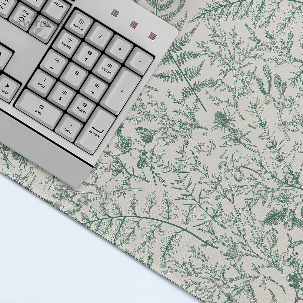 Mouse Pad Gaming Green Flower  - Gaming Keyboard Non Mechanical incelemesi ve fiyatı