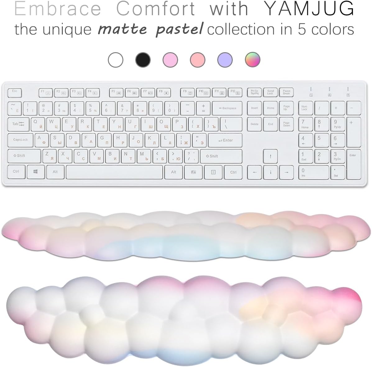 Ergonomic Cloud Wrist Rest wit - Gaming Keyboard Types incelemesi ve fiyatı