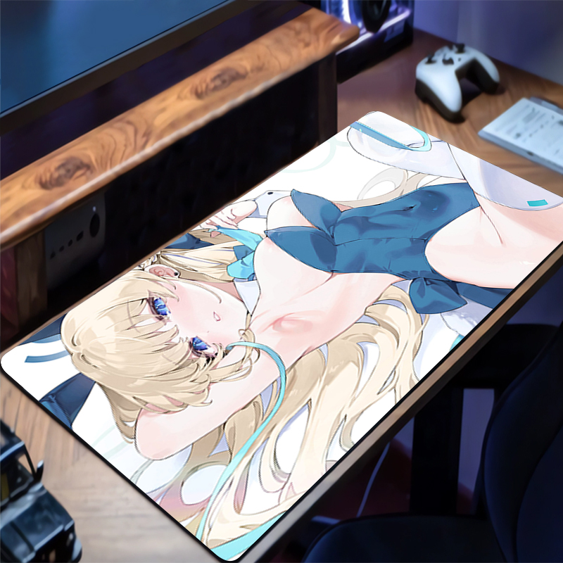 Mouse Pad Anime Non-Slip Rubbe - Gaming Keyboard Blue incelemesi ve fiyatı