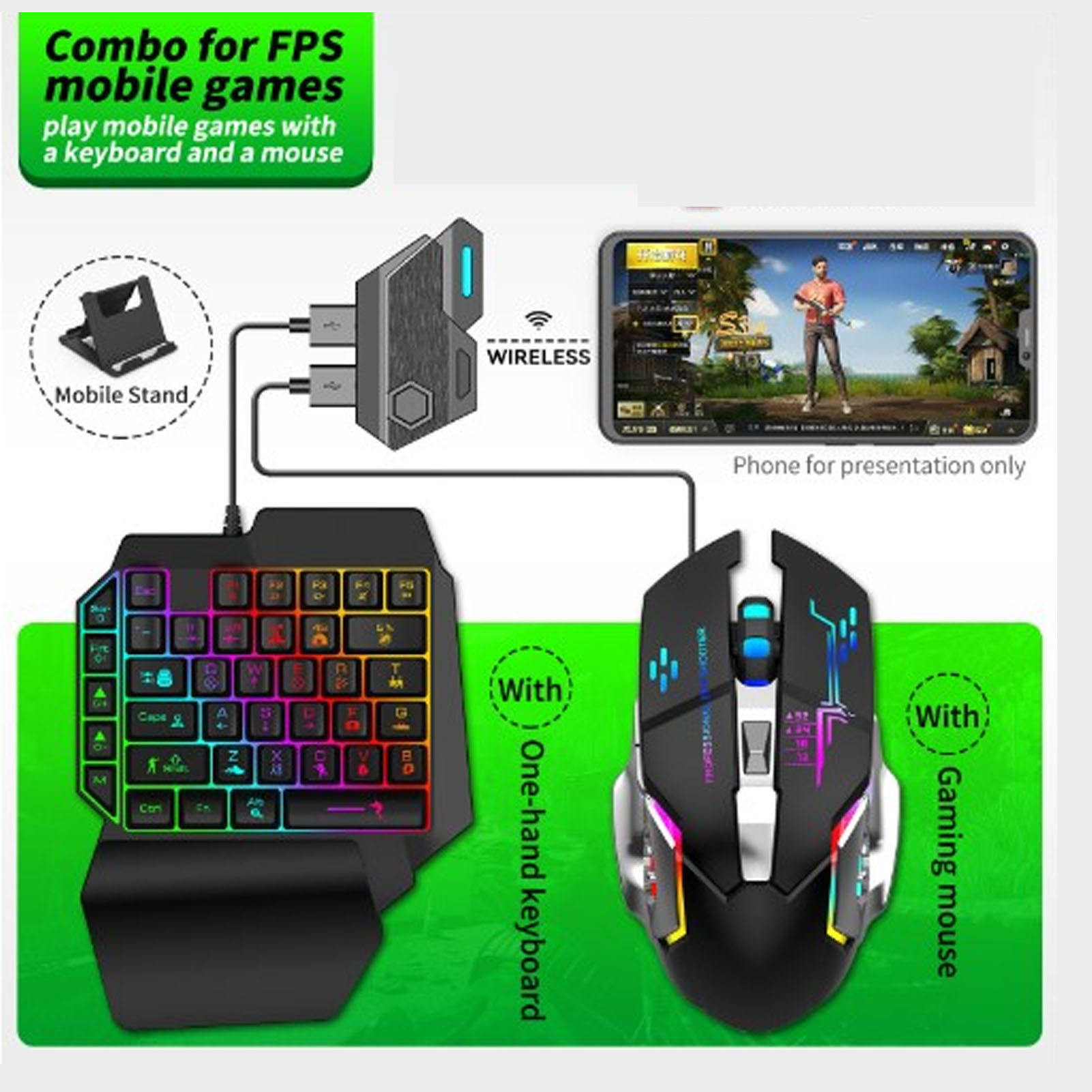 Keyboard Mouse Converter Set R - Gaming Keyboard And Mouse Mobile incelemesi ve fiyatı